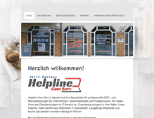 Tablet Screenshot of helpline-kassel.de